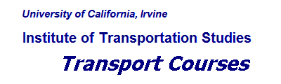 UCI Transport Courses