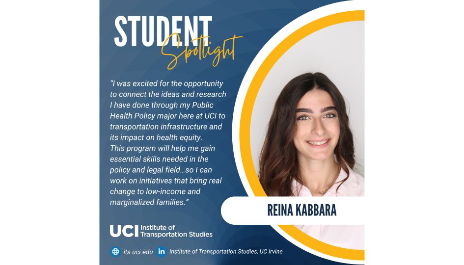 UC ITS-Irvine Student Spotlight - Reina Kabbara