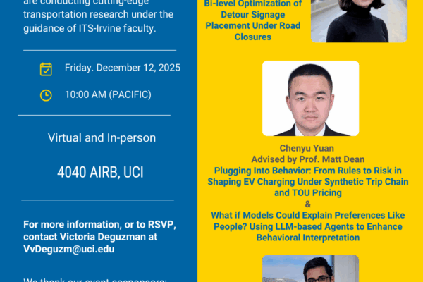 Emerging Scholars Transportation Research Showcase III - dec 12