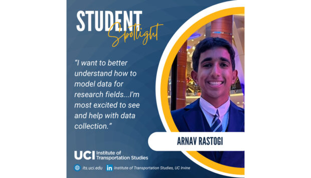 TRIP Student Spotlight: Arnav Rastogi - The Institute of Transportation ...